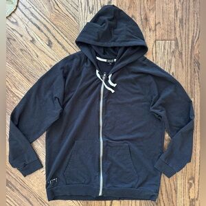 Two Blind Brothers Black Drawstring Hoodie Oversized Everyday Women Men Large